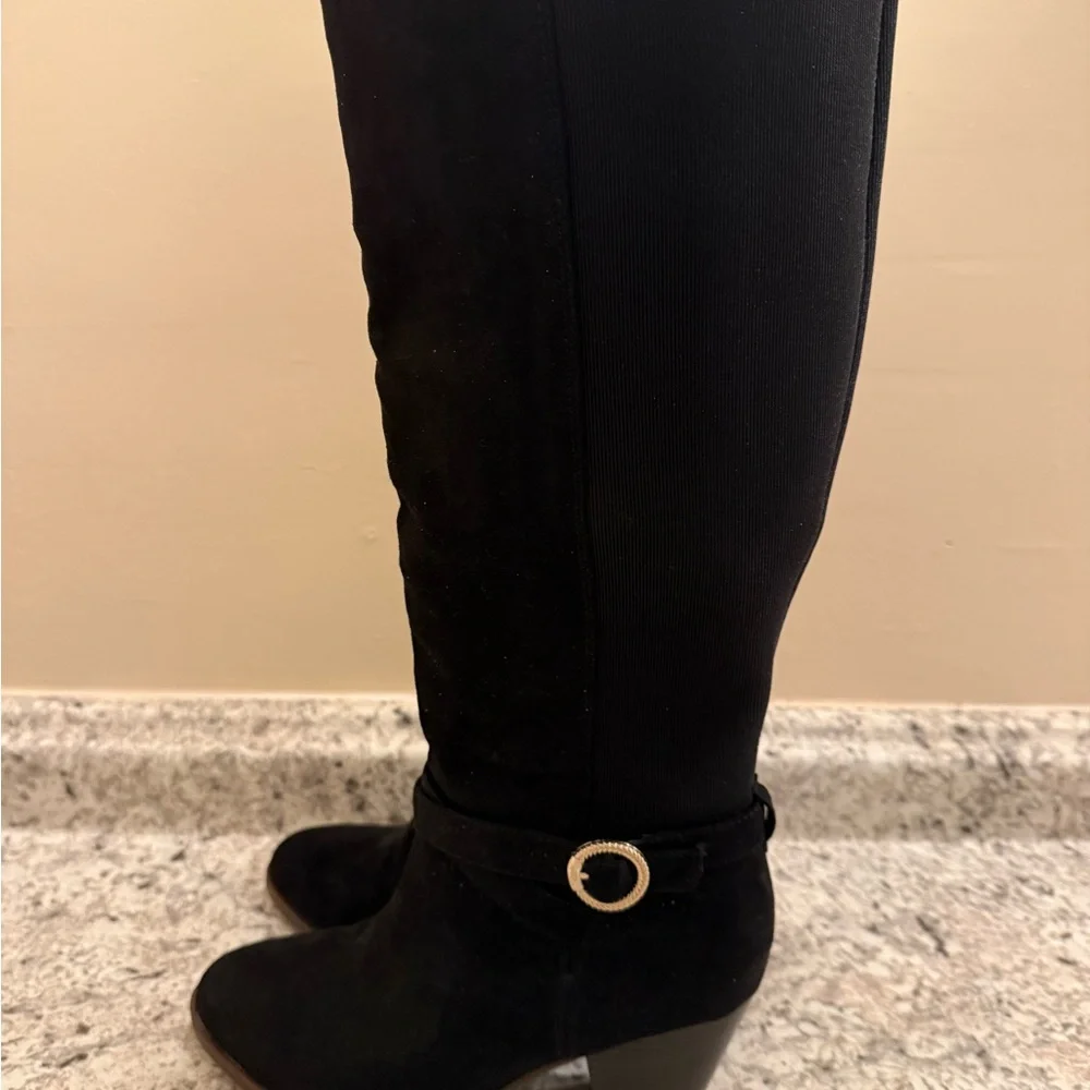 Dr. Scholl's Black Heeled Boots - Picture 2 of 4